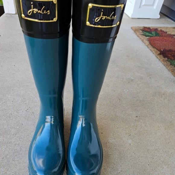 Joules Evedon tall bow rain boots - Picture 3 of 5